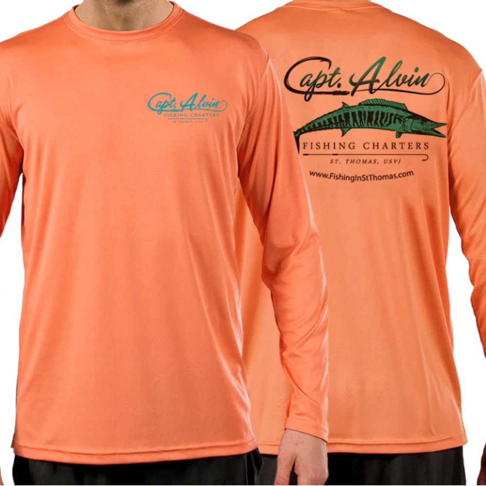 Captain Alvin in St. Thomas US Virgin Islands long sleeve Performance Size XXL